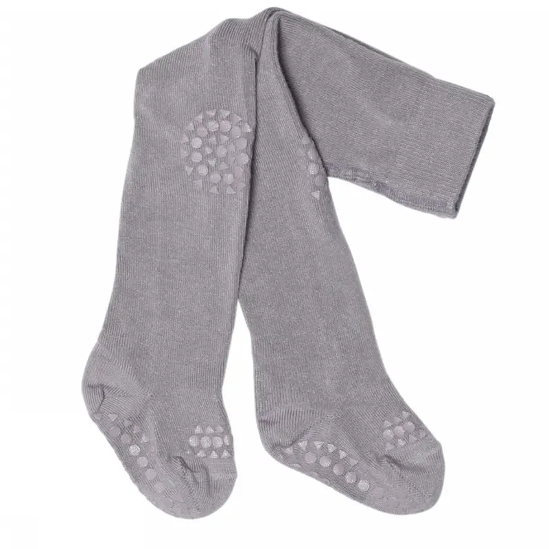 Gobabygo Lavender Gray Crawling Tights- Viscose-Bamboo 1