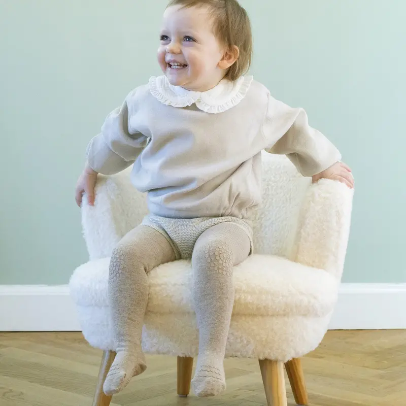 Gobabygo Sand Crawling Strømpebukser Merino Uld 2
