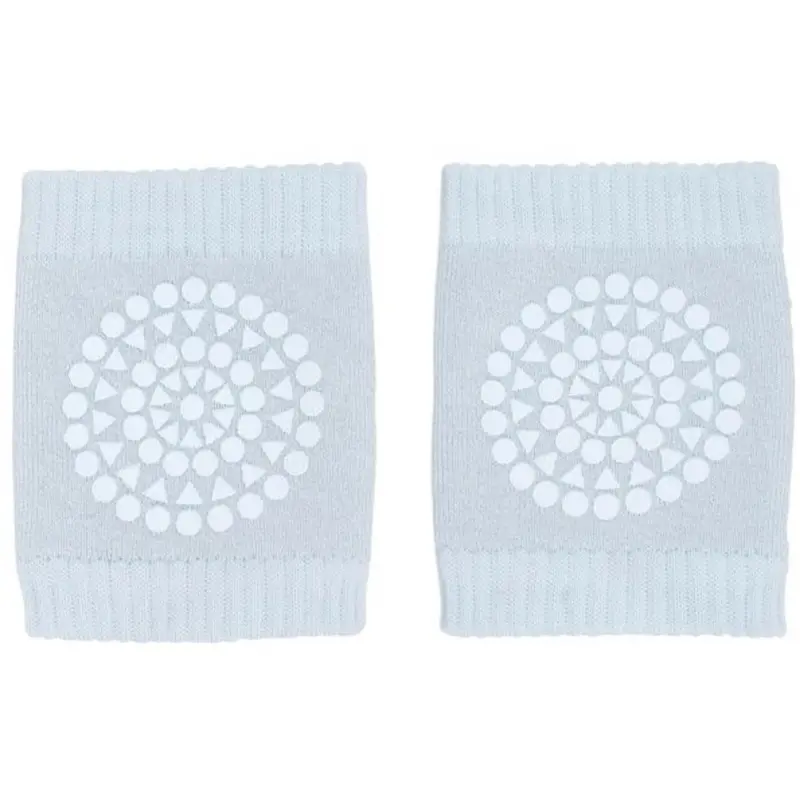 Gobabygo Sky Blue Crawling Knæbeskyttere Organic Terry Bomuld 1