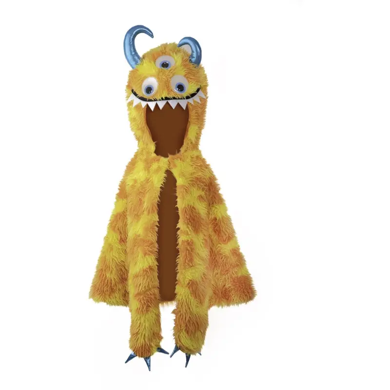 Great Pretenders Giggle The Monster Kappe, Orange/Yellow 1