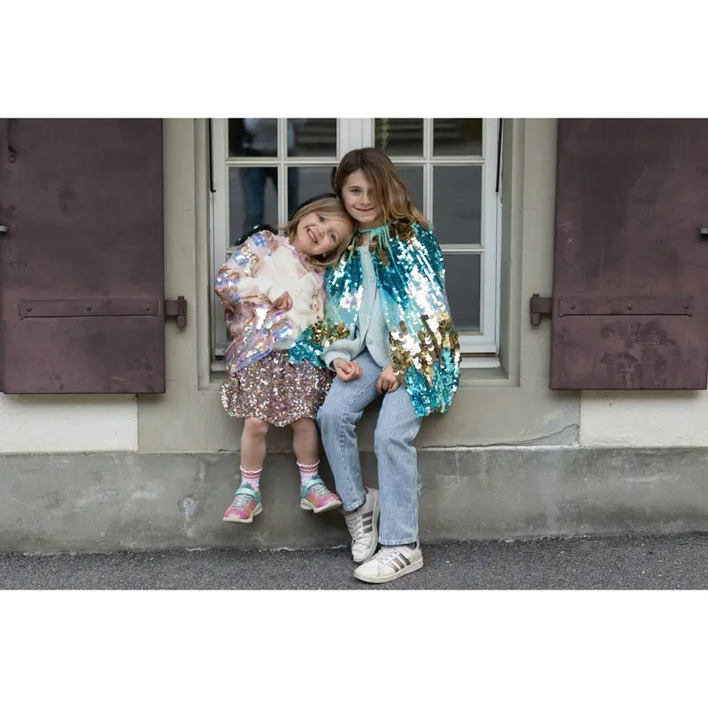 Great Pretenders The 5Th Avenue Paillette Kappe, Gold/Light Pink 2