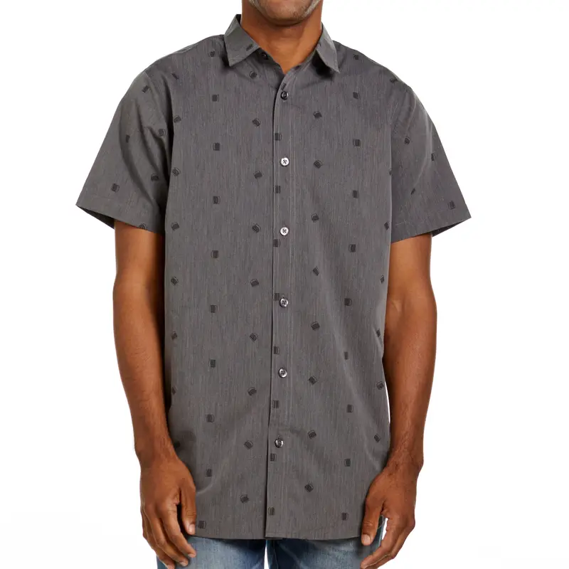Grey Double-Double® Button Up 1