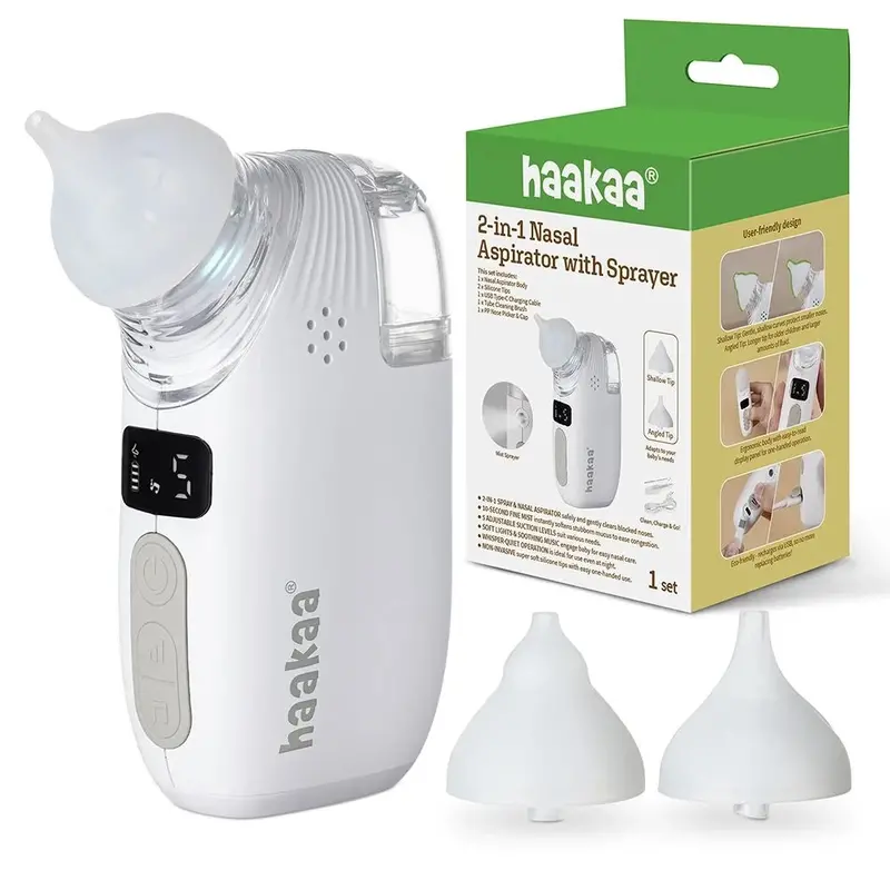 Haakaa 2-I-1 Næsesuger Med Spray 1