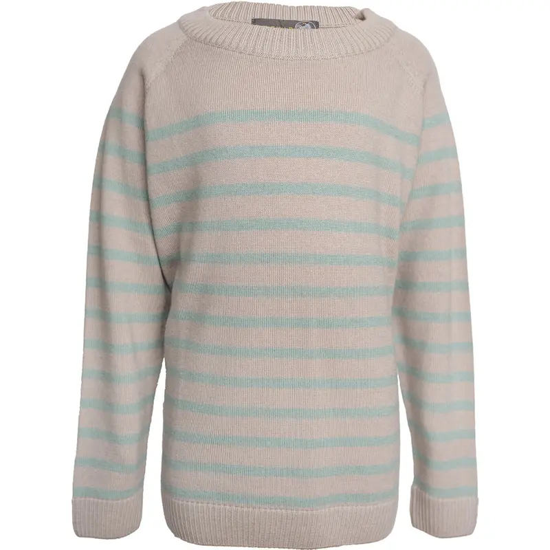 Hanevild Cream Oatmeal Bertil Bluse, Merino Uld 1