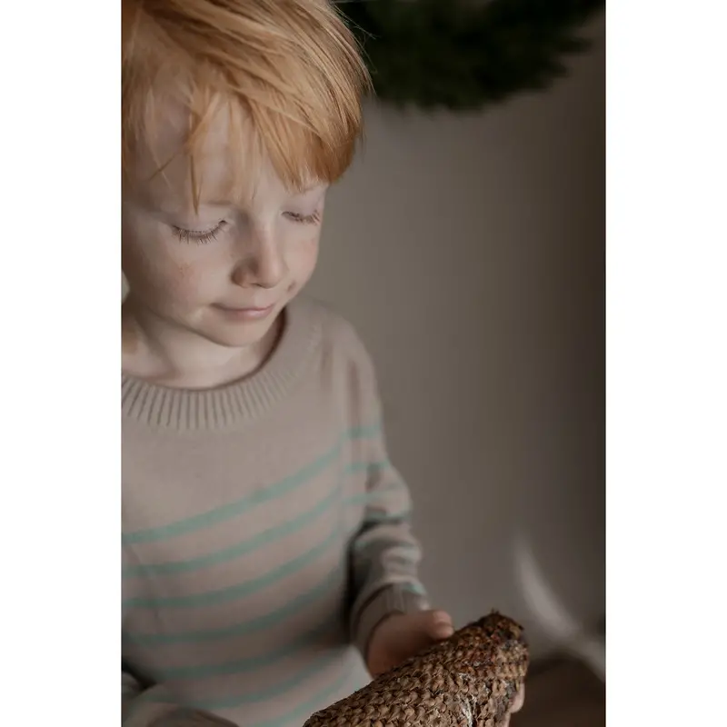 Hanevild Cream Oatmeal Bertil Bluse, Merino Uld 4