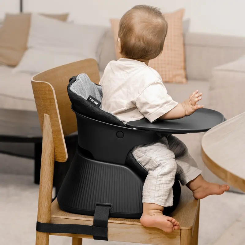 Hannie Charcoal Black The Portable High Chair 2