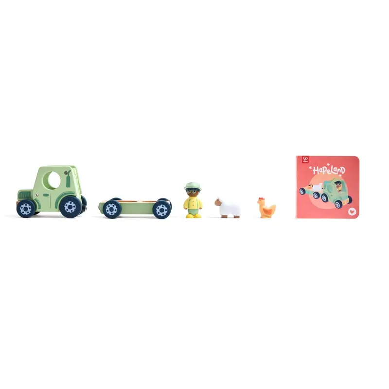 Hape Den Brummende Traktor Med Lyd 1