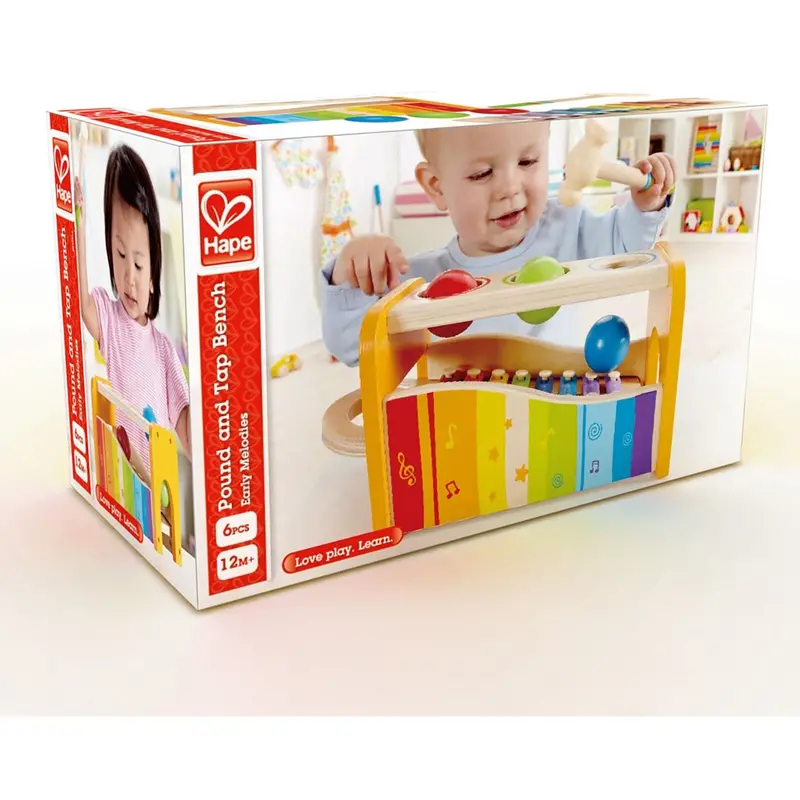 Hape Pound Og Tap Bench 1