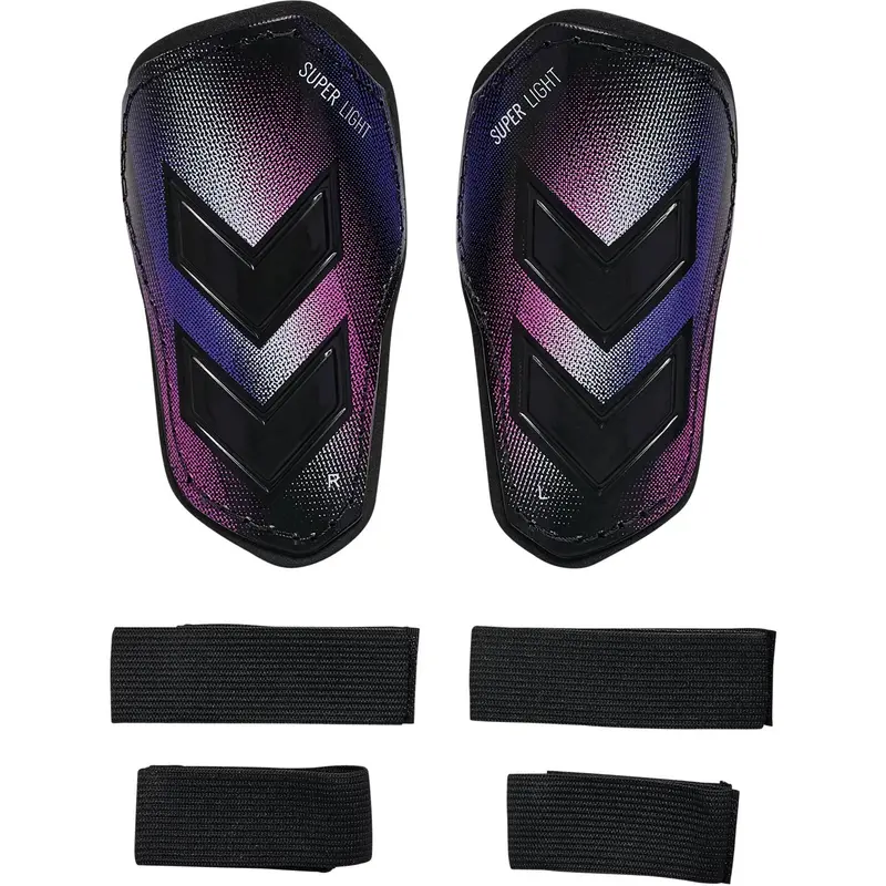 Hummel Black/Blue/Pink Skinnebensbeskytter Super Light 1