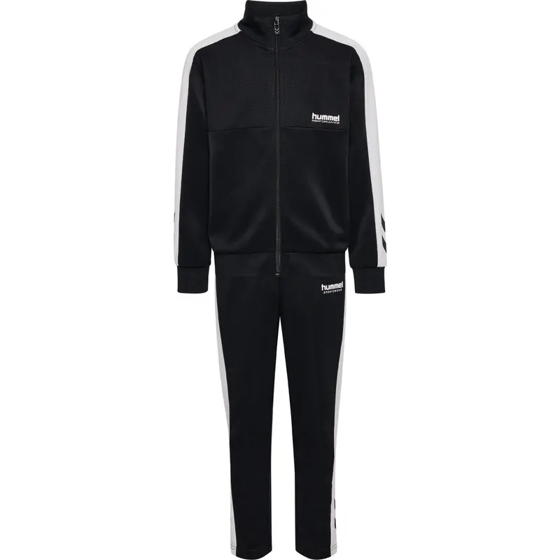 Hummel Black Colorblock Tracksuit 1