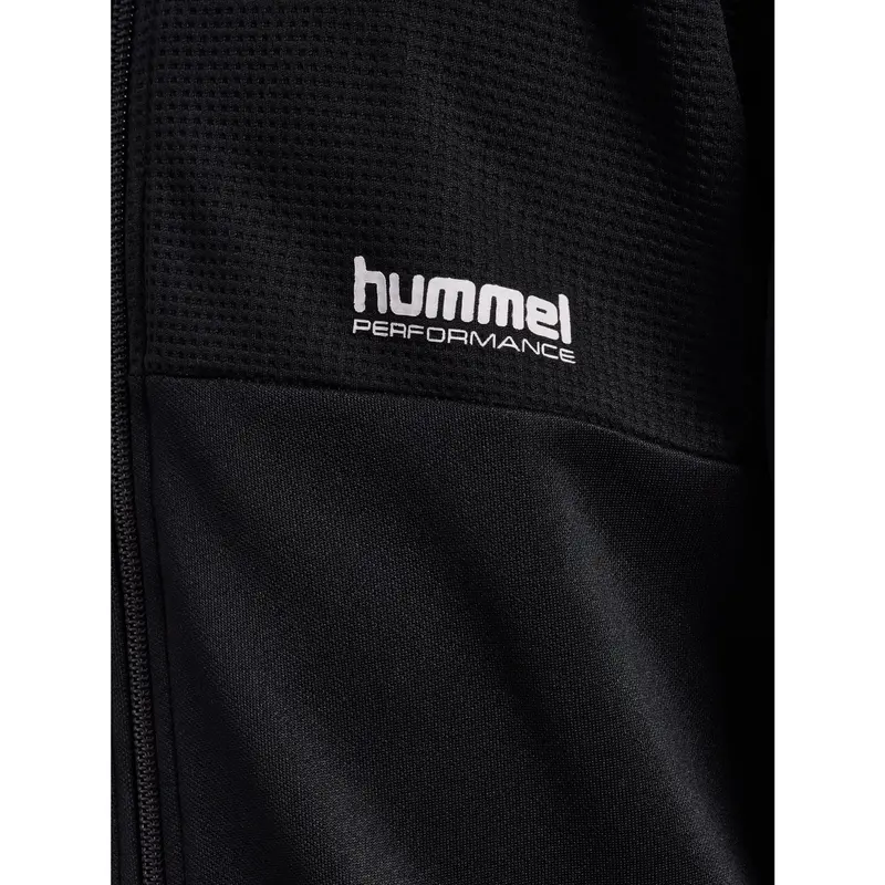 Hummel Black Colorblock Tracksuit 2