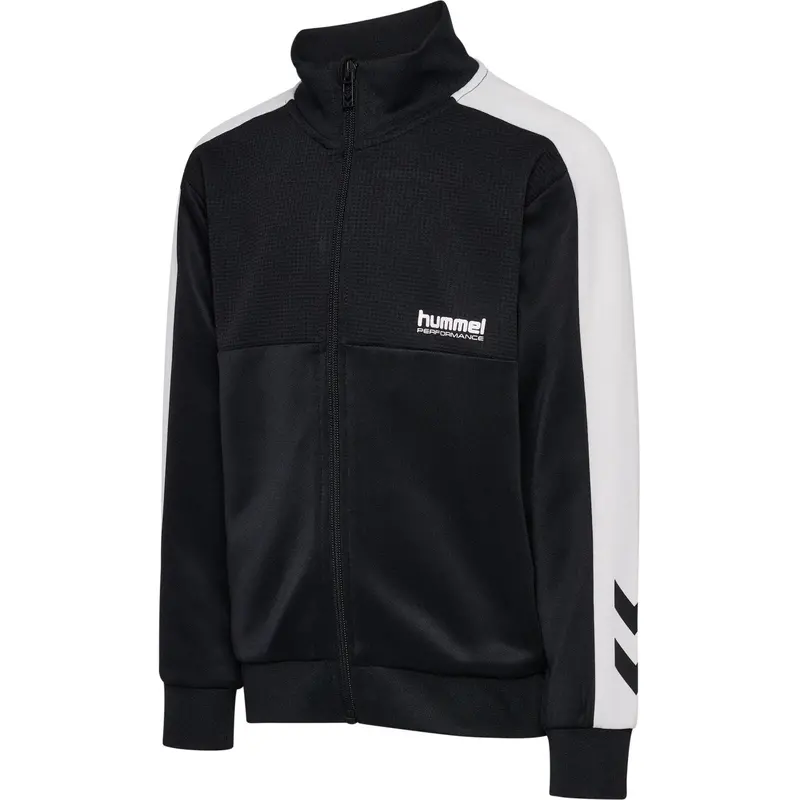 Hummel Black Colorblock Tracksuit 4