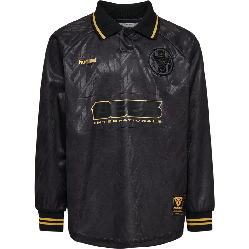 Hummel Black Jr Loose Bay Soccer Jersey L/S 1