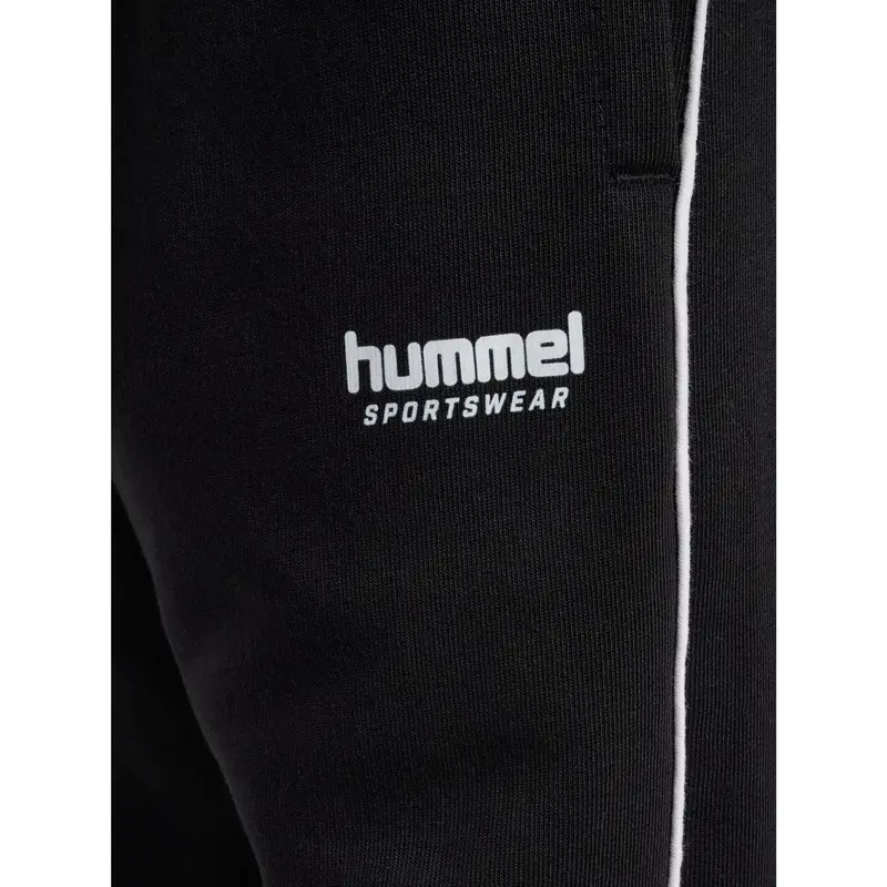 Hummel Black Jr Loose Sweatpant Piping 2