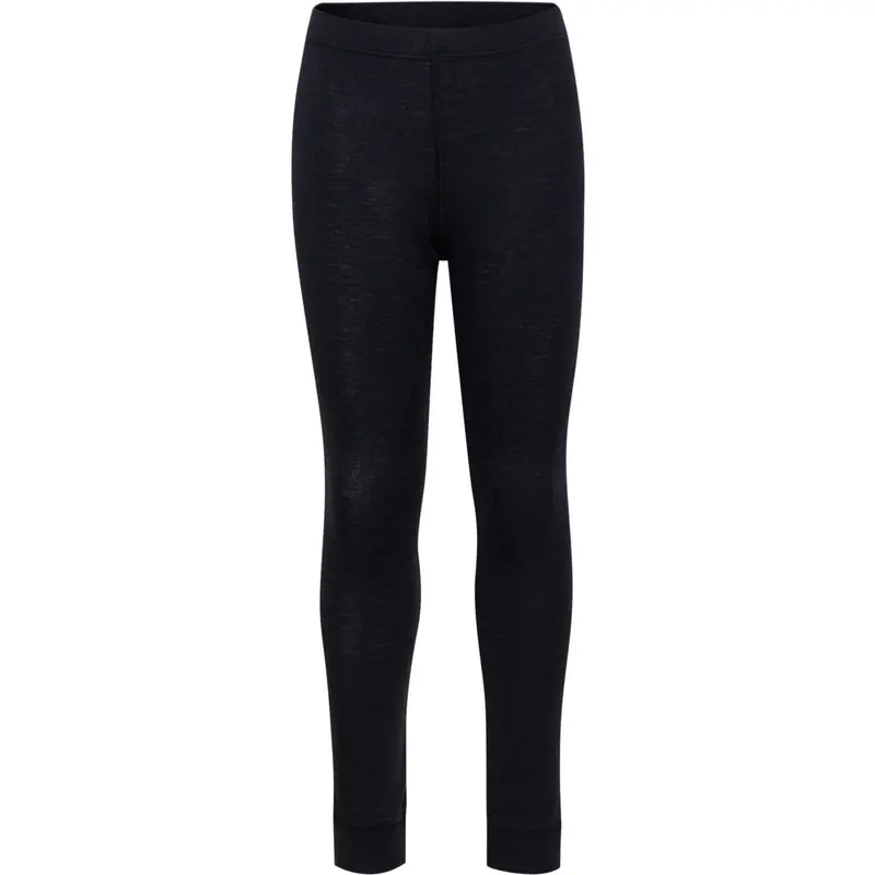 Hummel Black Jr Uld Rib Leggings 1