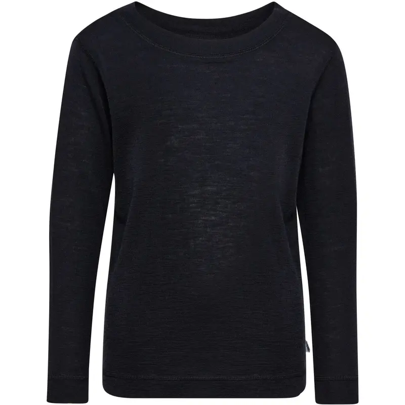 Hummel Black Jr Uld Rib T-Shirt L/S 1