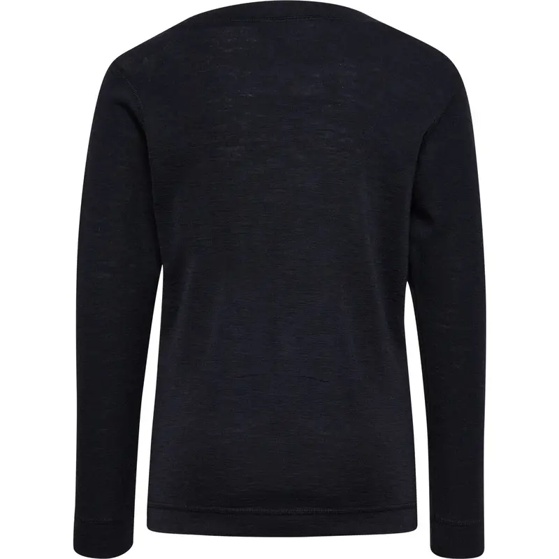 Hummel Black Jr Uld Rib T-Shirt L/S 4