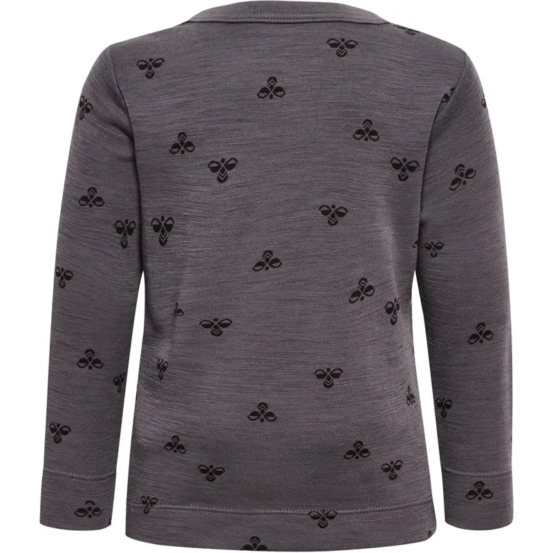 Hummel Charcoal Gray Mini Uld T-Shirt L/S 4