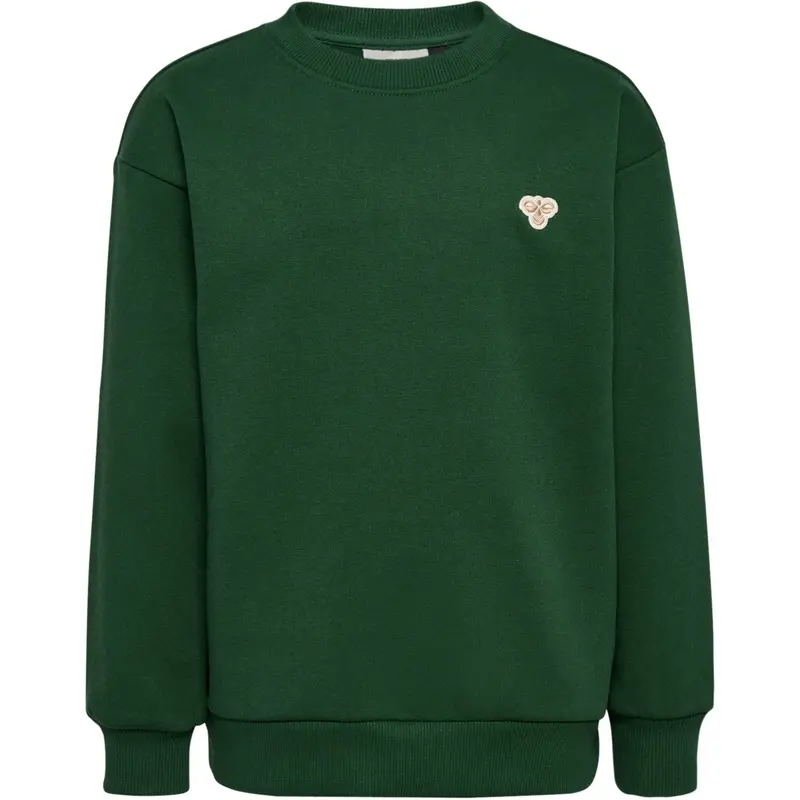 Hummel Dark Green Jr Loose Crewneck Bee 1