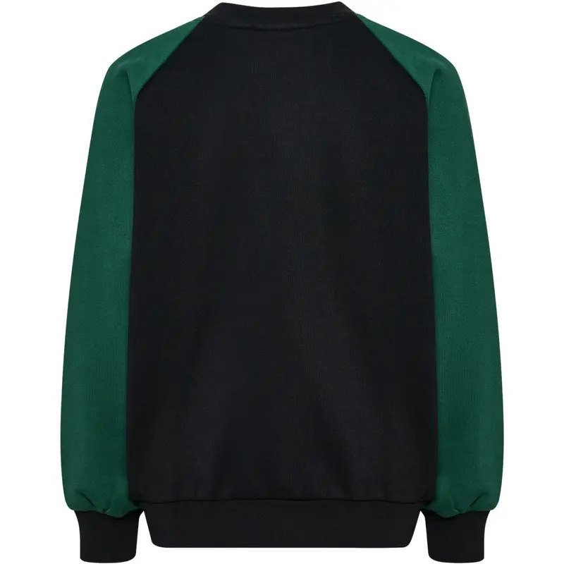 Hummel Dark Green Jr Oversized Crew Hsw 4