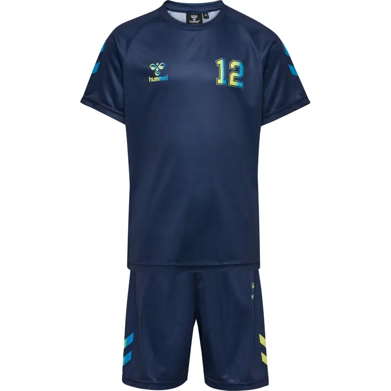 Hummel Dress Blues/Limeade Shimmer Sæt 1