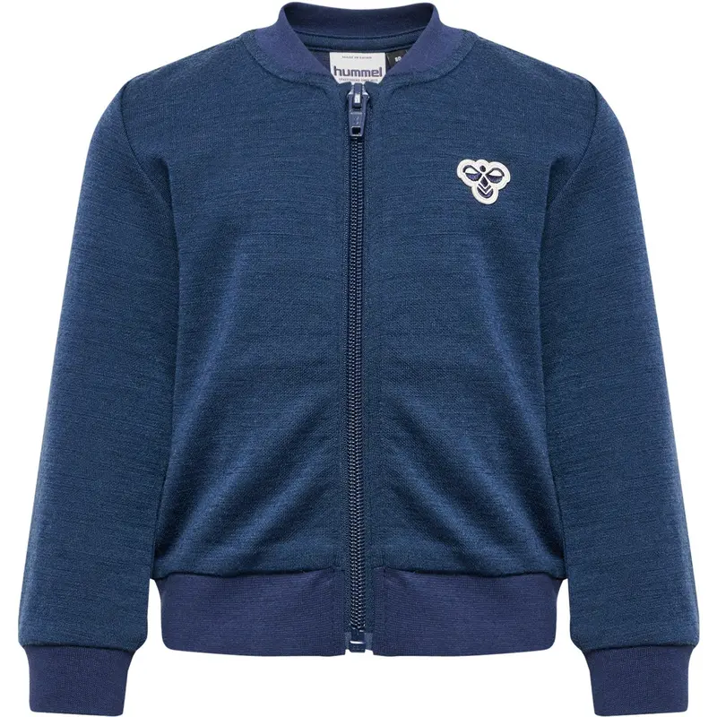 Hummel Dress Blues Mini Uld Zip Jakke Bee 1
