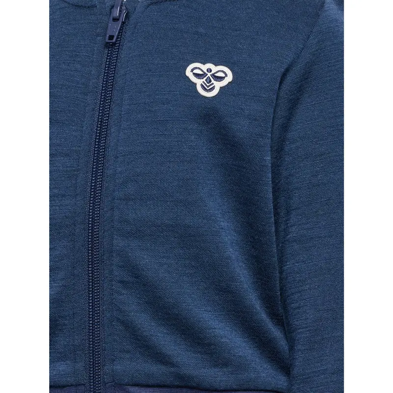 Hummel Dress Blues Mini Uld Zip Jakke Bee 2