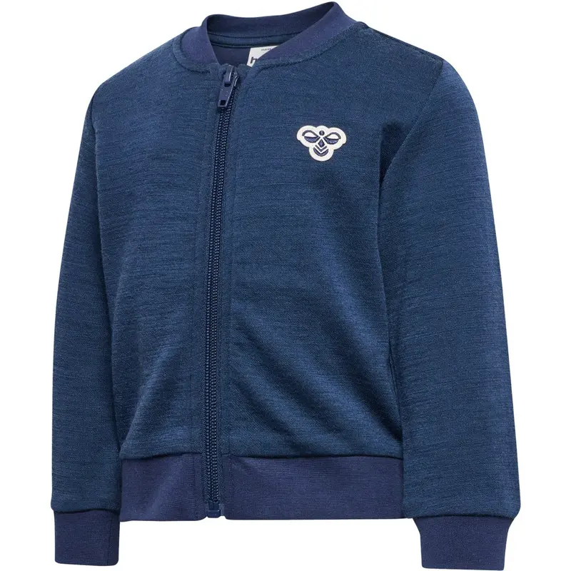 Hummel Dress Blues Mini Uld Zip Jakke Bee 3