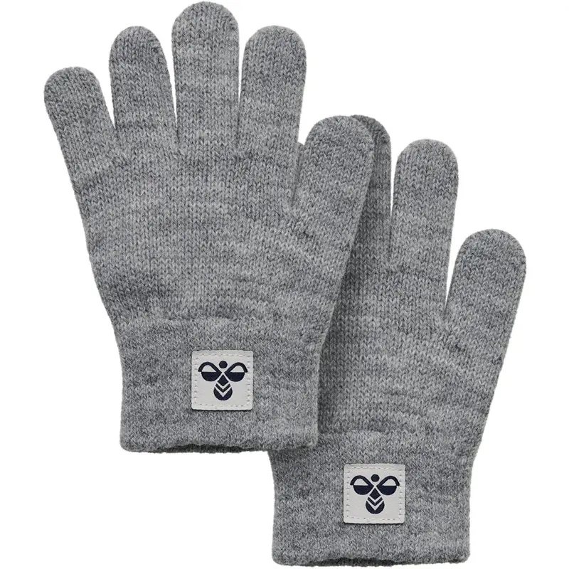 Hummel Grey Melange Strik Handsker 2-Pak 1