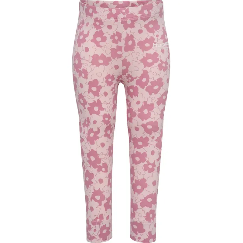Hummel Pink Nectar Mini Flower Aop Tights 1