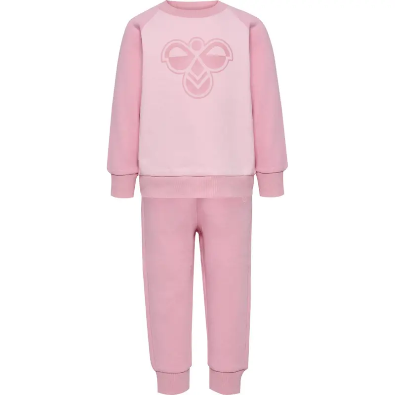 Hummel Pink Nectar Mini Reg Bumble Sweat Sæt 1