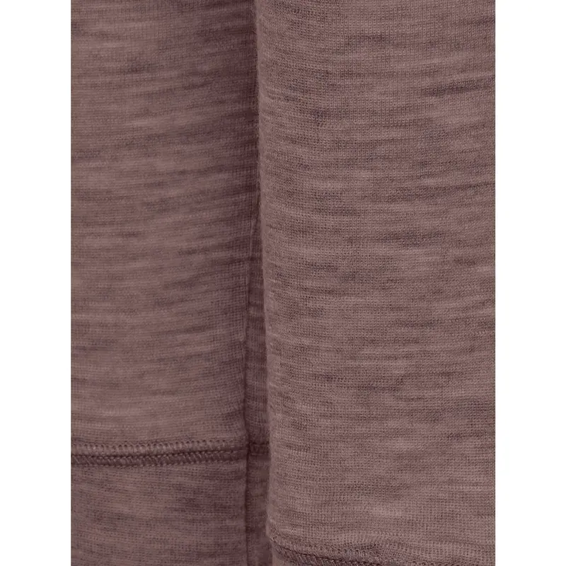 Hummel Twilight Mauve Jr Uld Rib Leggings 2