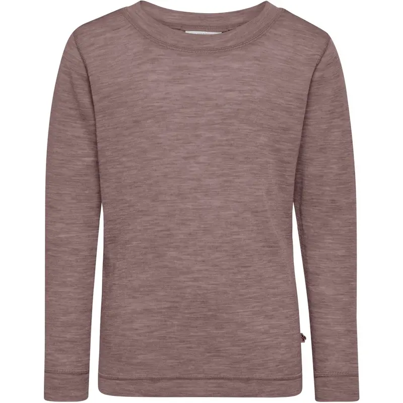 Hummel Twilight Mauve Jr Uld Rib T-Shirt L/S 1