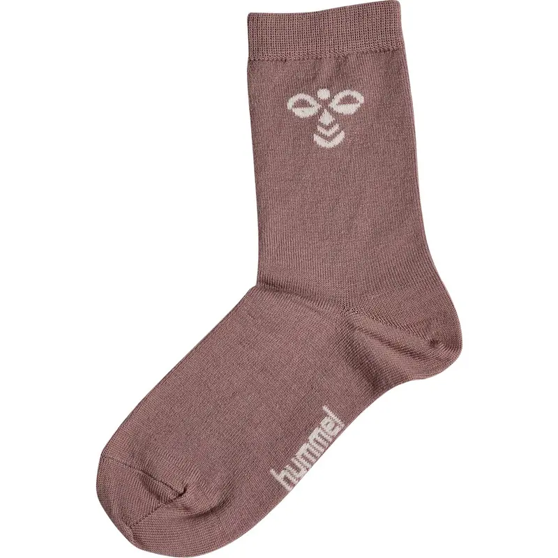 Hummel Twilight Mauve Jr Uld Strømper 1