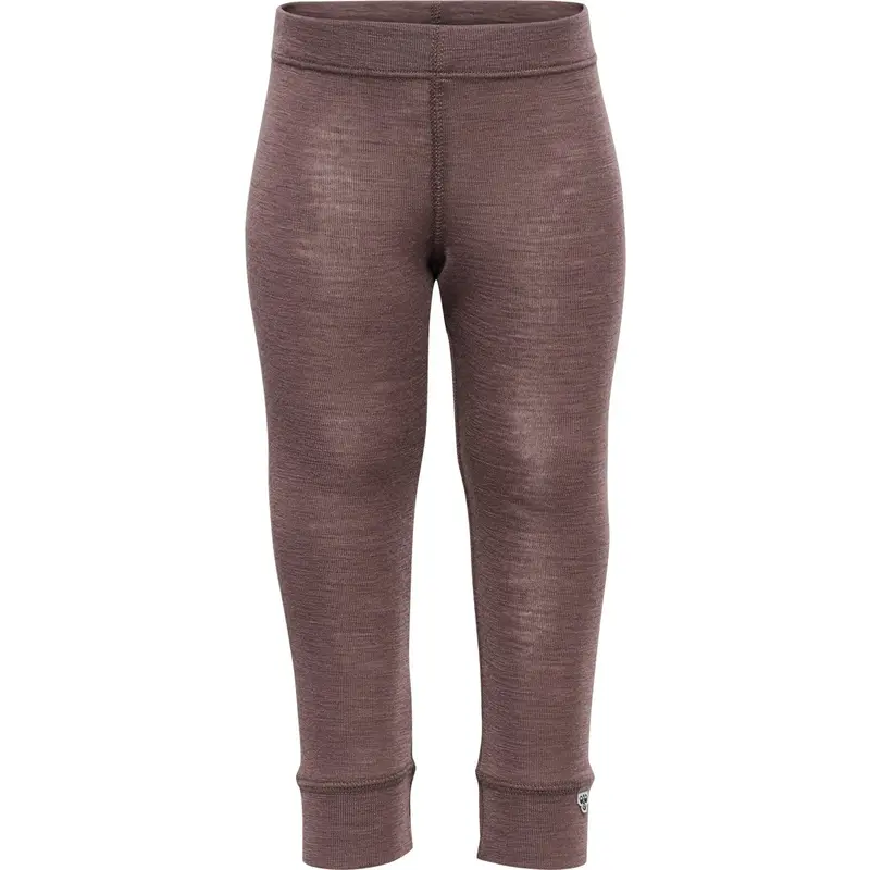 Hummel Twilight Mauve Mini Uld Rib Leggings 1