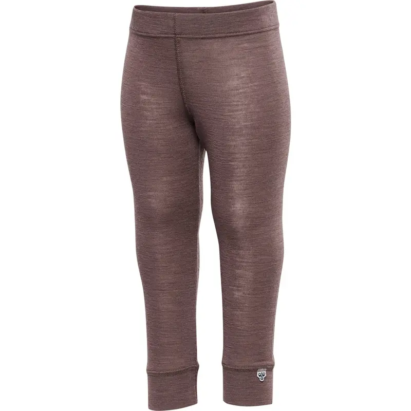 Hummel Twilight Mauve Mini Uld Rib Leggings 3