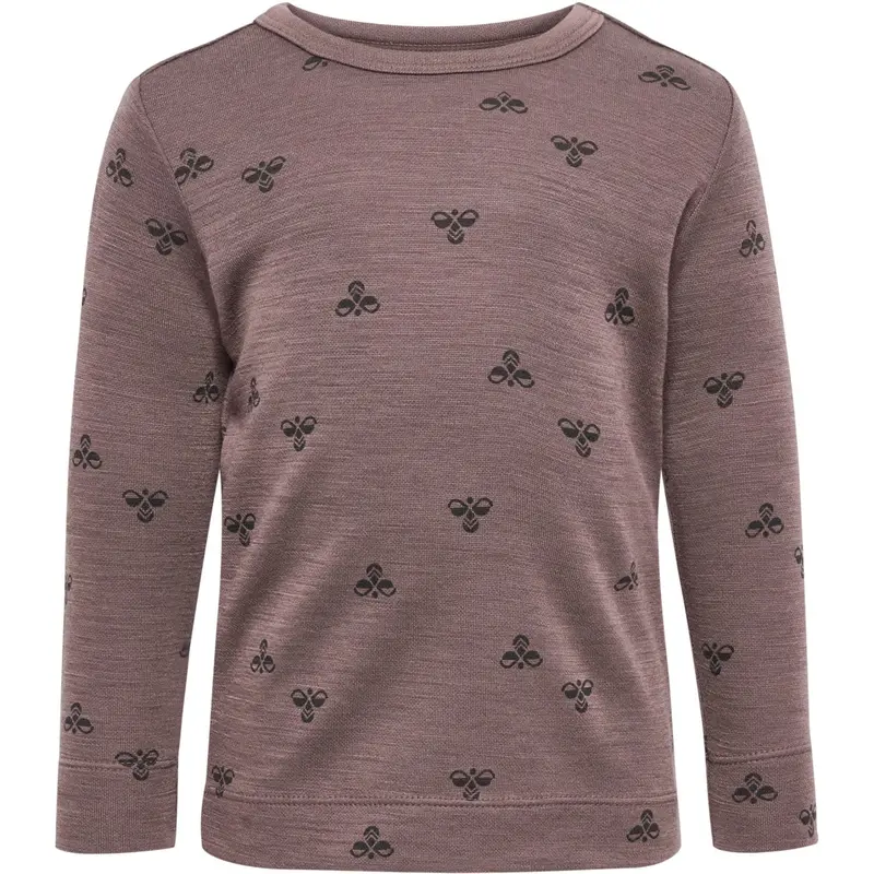Hummel Twilight Mauve Mini Uld T-Shirt L/S 1