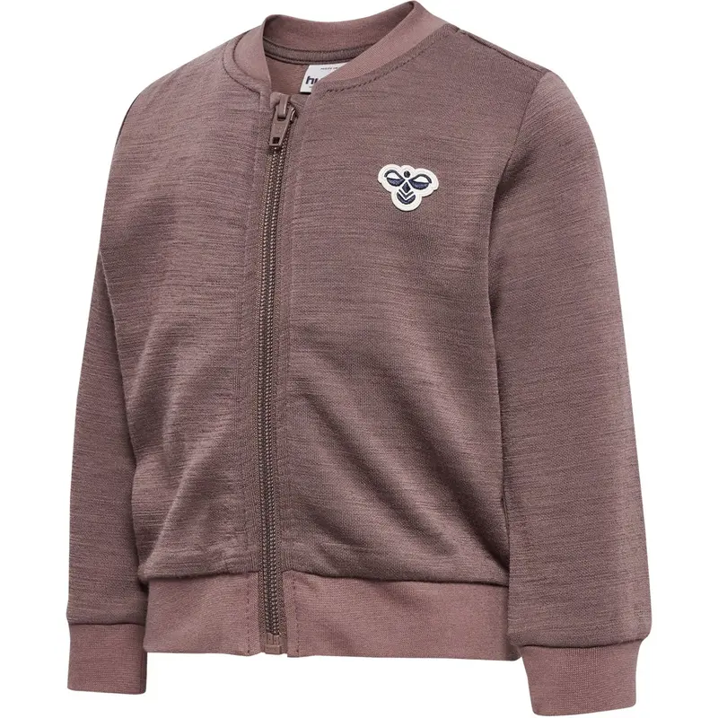 Hummel Twilight Mauve Mini Uld Zip Jakke Bee 3
