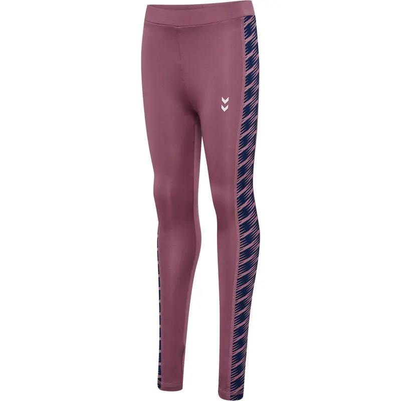 Hummel Wistful Mauve Mix Mid Waist Tights 1