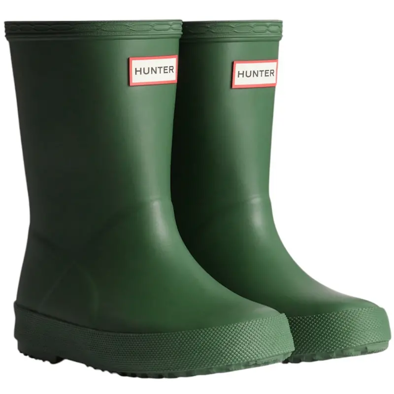 Hunter Hunter Green Kids First Gummistøvler 1