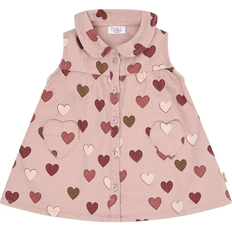 Hust & Claire Adobe Rose Katinka Fine Twill Old Hearts 1