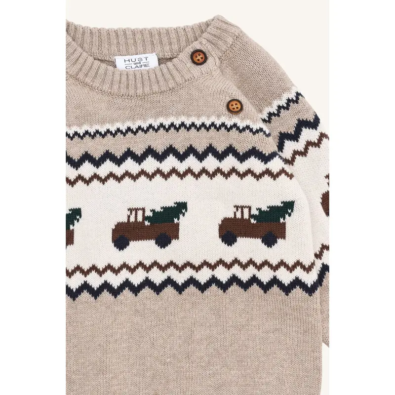 Hust & Claire Beige Melange Perry Lastbil 6