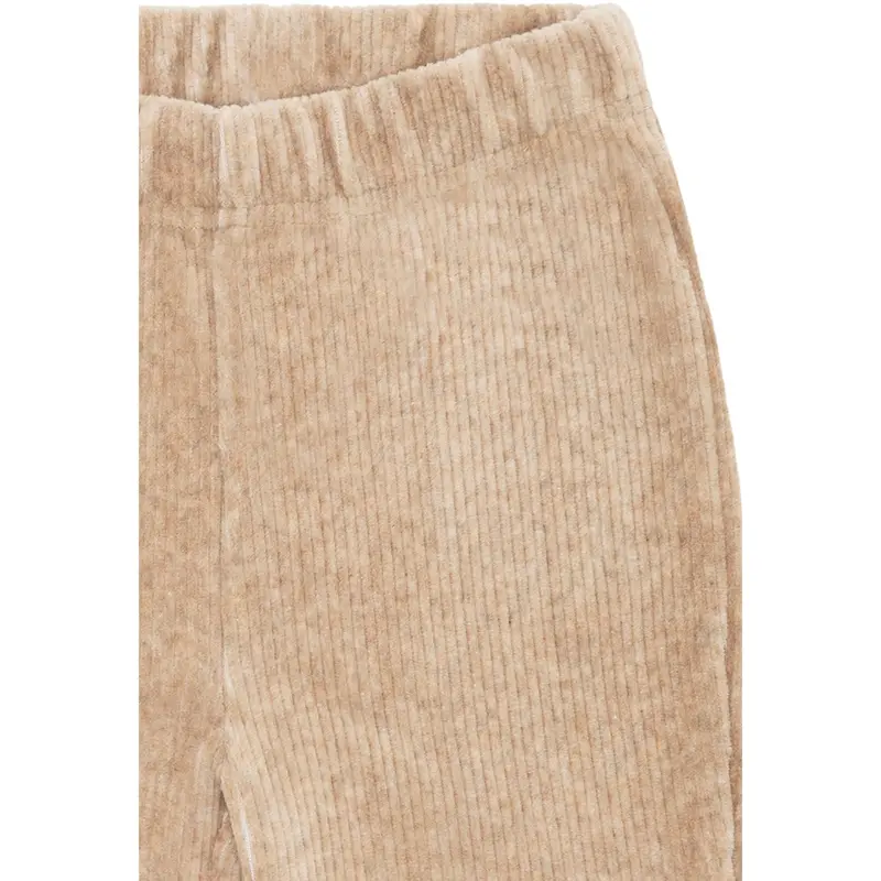 Hust & Claire Biscuit Thilde Ottoman Velour Solid 4