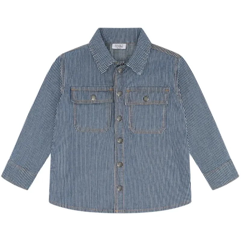 Hust & Claire Blue Denim Jack Yd Stripe 1