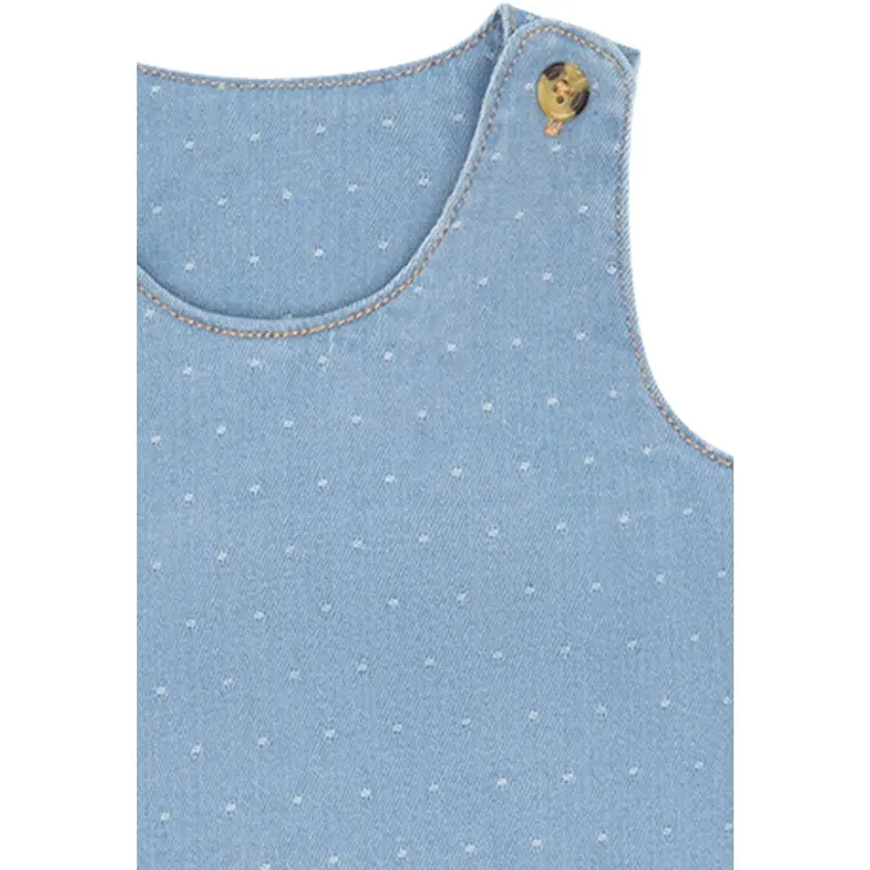 Hust & Claire Blue Denim Kis Dotty 2