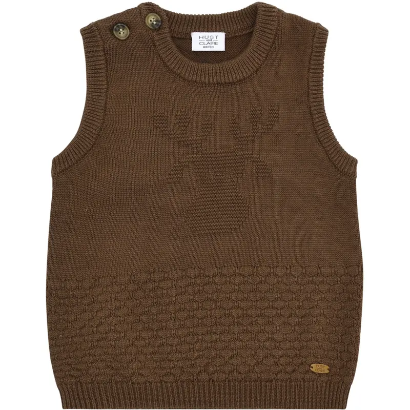 Hust & Claire Brown Stone Perry Moose 1
