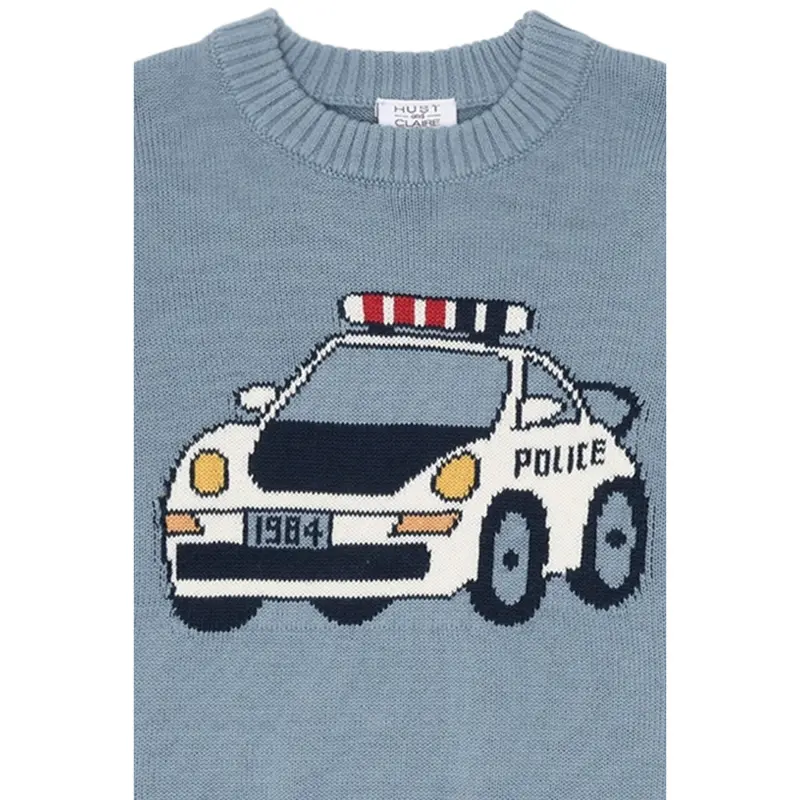 Hust & Claire Light Blue Pelle Policecar 2