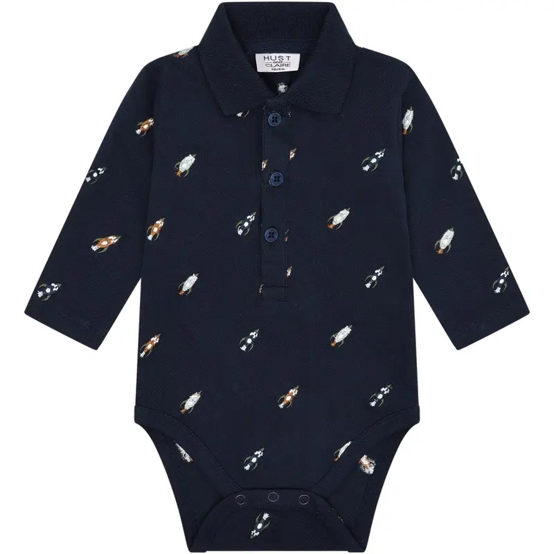 Hust & Claire More Navy Bendy Rocket Emb. 1