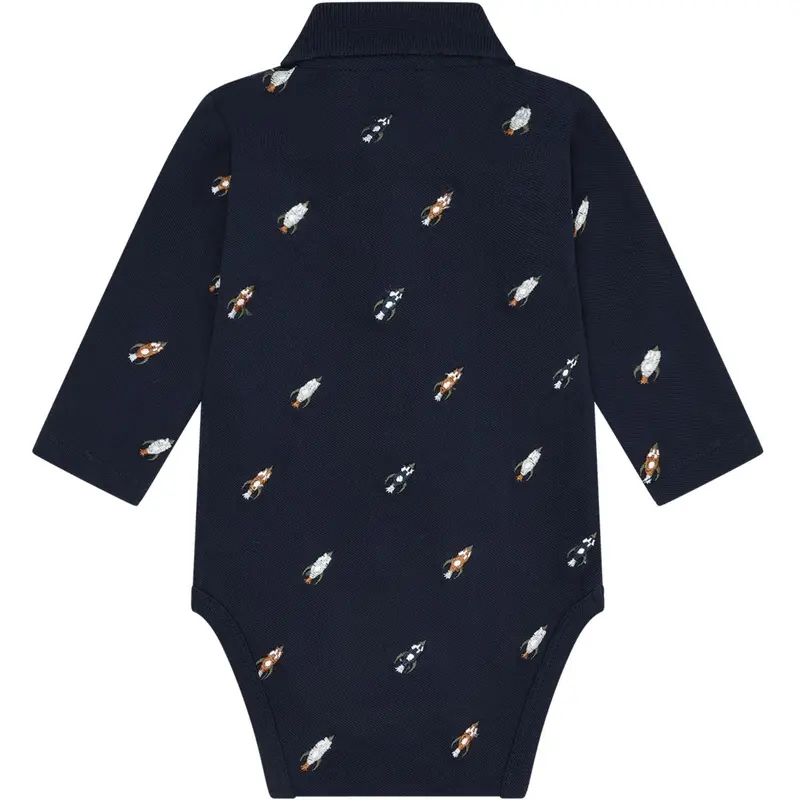 Hust & Claire More Navy Bendy Rocket Emb. 3