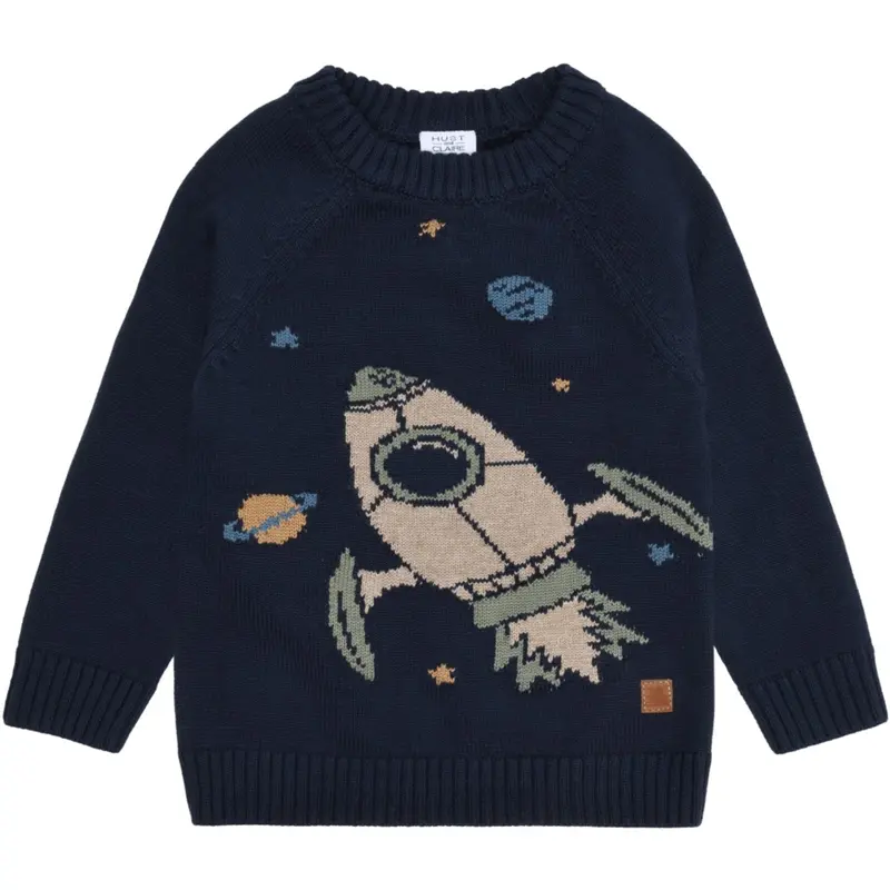 Hust & Claire More Navy Pelle Strik Rocket 1